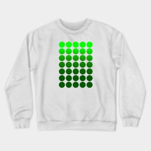 Green color theme circle Crewneck Sweatshirt